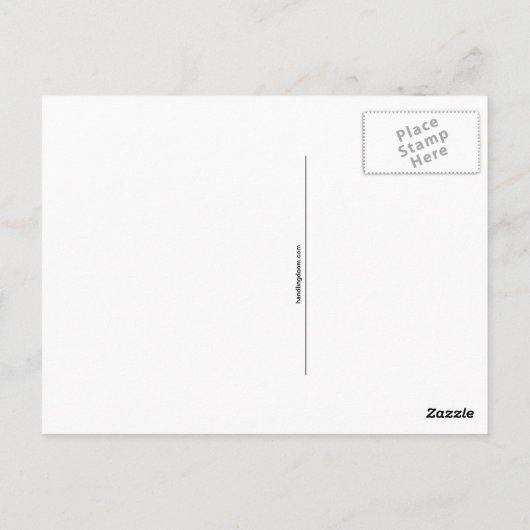 misdaad is de enige weg briefkaart (Achterkant)