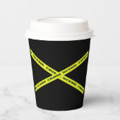 Misdaad Scène Moord Mysterie Verjaardag Papieren Bekers (Voorkant)