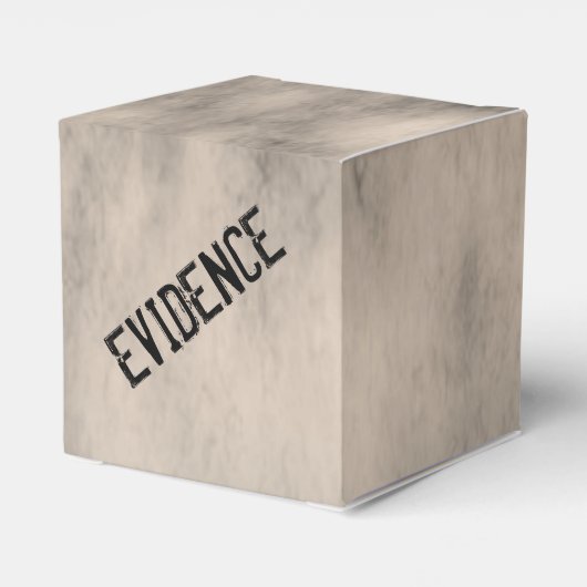 Misdaad Scene Onderzoek 50TH bIRTHDAY pARTY Bedankdoosjes (Achterkant)