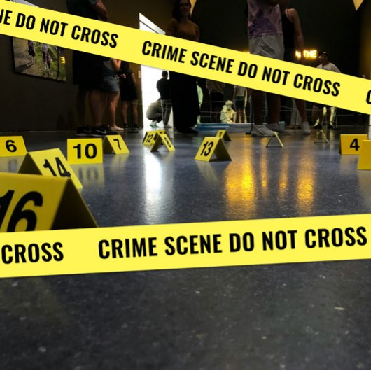 MISDAAD SCENE politie tape criminaliteit NIET KRUI Lint