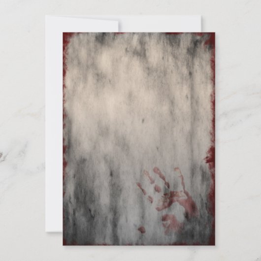 Misdaadonderzoek 18e verjaardagsfeestje kaart (Achterkant)