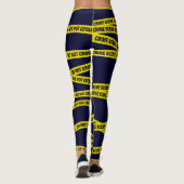 Misdaadplaats CSI politieagente Detective Sheriff Leggings (Achterkant)