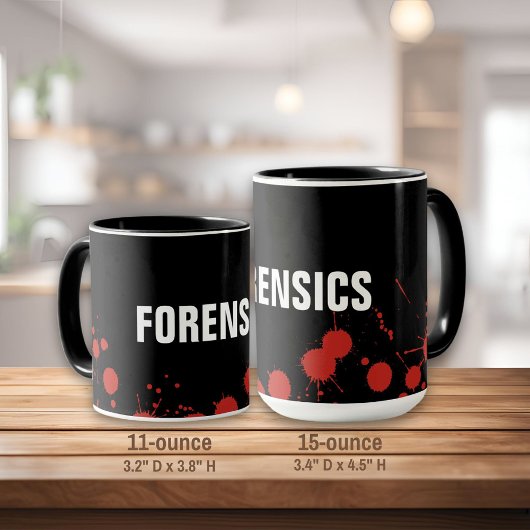 Misdaadplaats Forensische wetenschap Mok