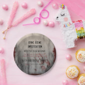 Misdaadplek onderzoek 50e verjaardag papieren bordje (Feest)