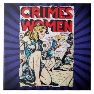 Misdaden door vrouwen #3, Comic Hoesje-Golden Age Tegeltje
