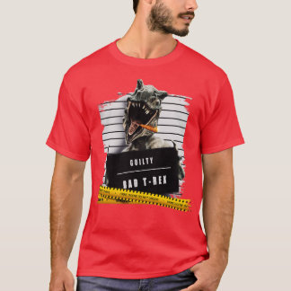 misdadige dinosaurus t-shirt