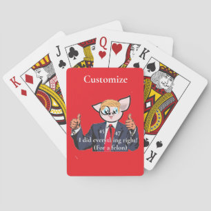 Misdadiger President Thunder_Cove Pokerkaarten