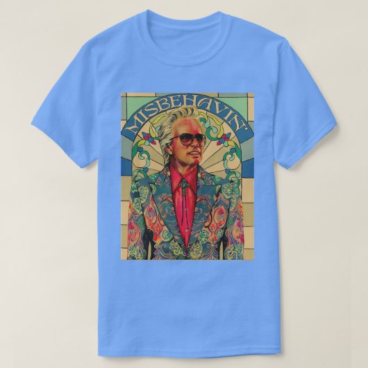 misdragende retro kleur TShirt (Design voorkant)