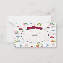 Mise à jour - Carte de note/carte d'invitation