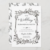 Mise à jour des Faire-part de mariage de bois d'aq (Devant / Derrière)