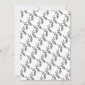 Mise à jour du Faire-part de mariage d'aquarelle d (Dos)