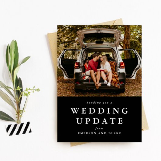 Mise à jour du mariage modifier la date carte phot