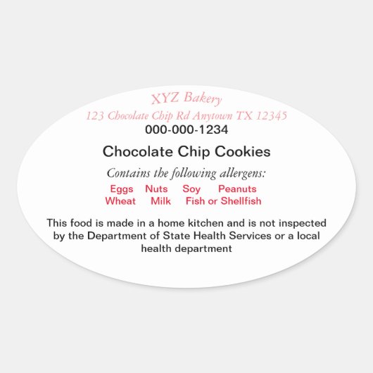 MISE À JOUR ÉTIQUETTE de la loi sur les aliments p (Devant)