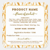 Mise à jour Illinois chalet nourriture étiquette b (Devant)