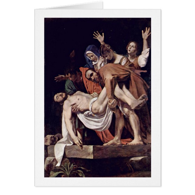 Mise au tombeau par Michaël Angelo Merisi DA (Devant)