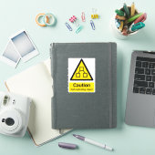 Mise en garde autorépliquant autocollant d'avertis (Couverture iPad)