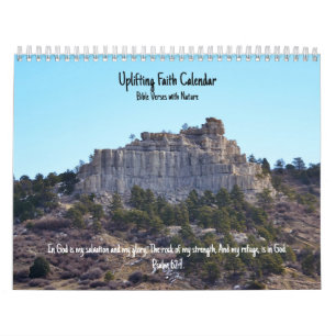 Mise en oeuvre de la foi Bible Verse Calendrier de