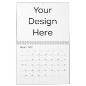 Mise en page de calendrier sur deux pages (Mar 2027)