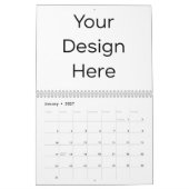 Mise en page de calendrier sur deux pages (Jan 2027)