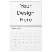 Mise en page de calendrier sur deux pages (Feb 2027)