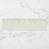 Mise en place du Étiquette de boissons du Baby sho (Étiquettes simples)