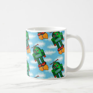 "Mise le feu" tasse de robot
