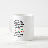 Miserabele ommekeer Grappige mok (Voorkant links)