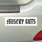Misery Guts Bumpersticker (Op auto)