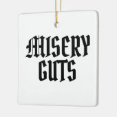 Misery Guts Keramisch Ornament (Links)
