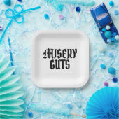 Misery Guts Papieren Bordje (Feest)