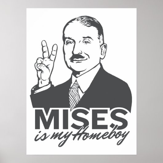 Mises est mon affiche personnalisable Homeboy (Devant)