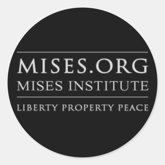 Mises.org Sticker (Voorkant)