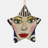 "Misfit Doll" Keramisch Ornament (Rechts)