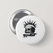 Misfit Skull Creative Character Art Style Ronde Button 5,7 Cm (Voorkant /achterkant)