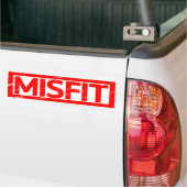 Misfit Stamp Bumpersticker (Op Truck)