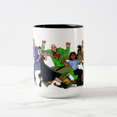 Misgebruikte Mok van Dans-a-thon Two-Tone Coffee (Center)