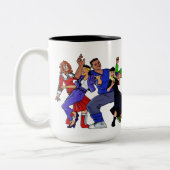 Misgebruikte Mok van Dans-a-thon Two-Tone Coffee (Links)