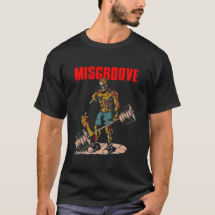 Misgroove Gym Gewichtheffen Bodybuilding Fitness W T-shirt
