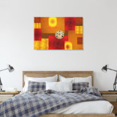 Mish Mosh Tick Tock Stretched Canvas Afdrukken (Insitu (Slaapkamer))