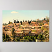 Mishkenot Shaananim in Jeruzalem Poster (Voorkant)