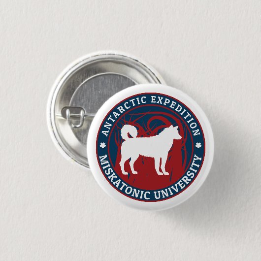 Miskatonic University Antarctic Expedition Ronde Button 3,2 Cm (Voorkant /achterkant)