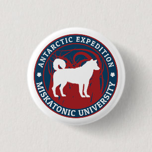 Miskatonic University Antarctic Expedition Ronde Button 3,2 Cm