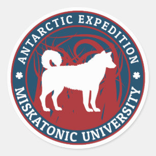 Miskatonic University Antarctic Expedition Ronde Sticker