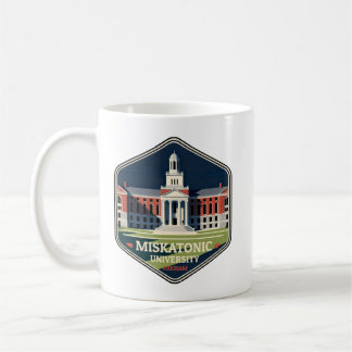 Miskatonic University Arkham Vintage Reisbadge Koffiemok