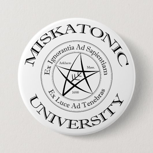 Miskatonic University Button (Voorkant)