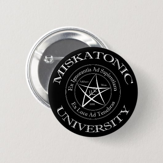 Miskatonic University Button (Voorkant /achterkant)