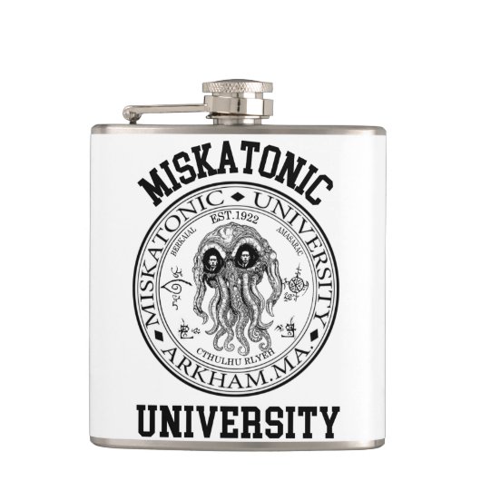 Miskatonic University CTHULHU HP LOVECRAFT Heupfles (Voorkant)