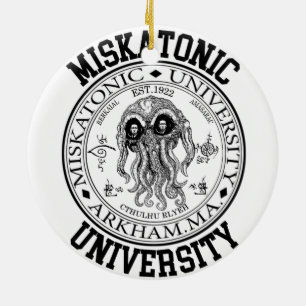 Miskatonic University CTHULHU HP LOVECRAFT Keramisch Ornament