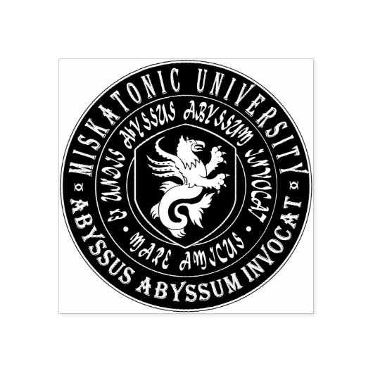 Miskatonic University Great Seal - Stamp Rubberstempel (Afrduk)