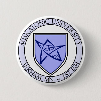 Miskatonic University Pin 2" Ronde Button 5,7 Cm